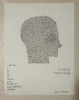 pieced-together